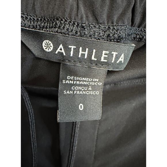 Athleta High Road Cargo Pant Black Lightweight Travel Women's Sz 0 - Picture 10 of 11